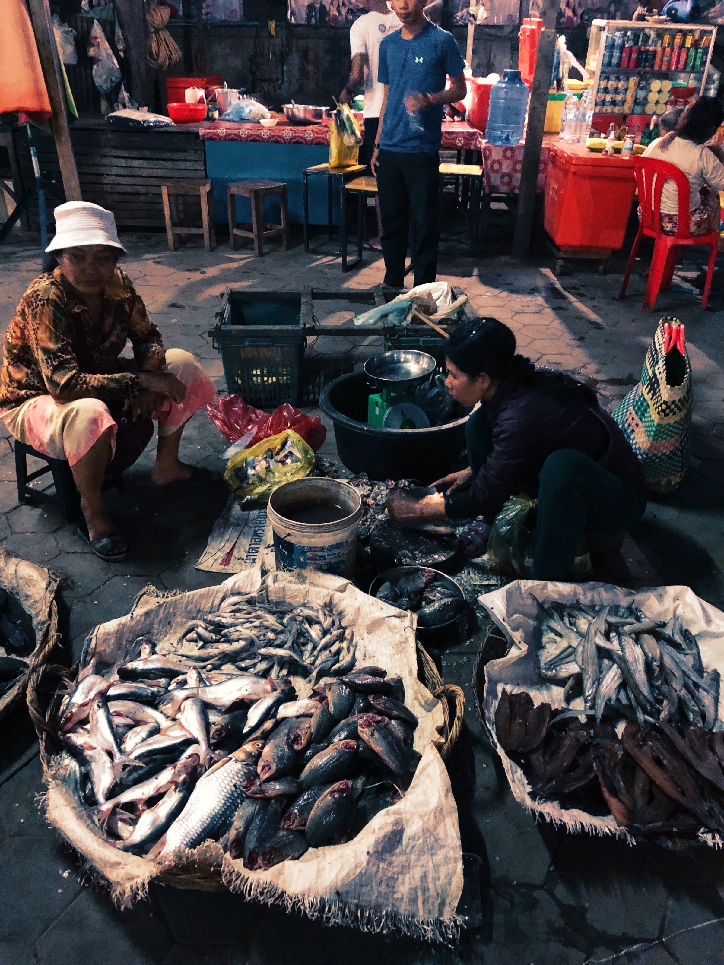 The Cambodian night market